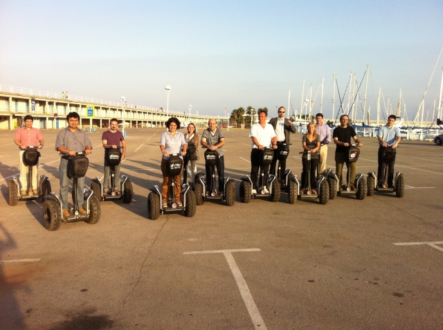  Alle auf den Segways