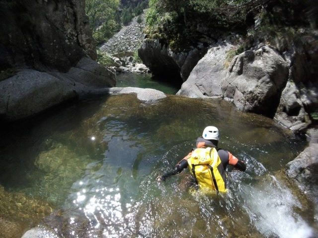 Experiencia de barranquismo