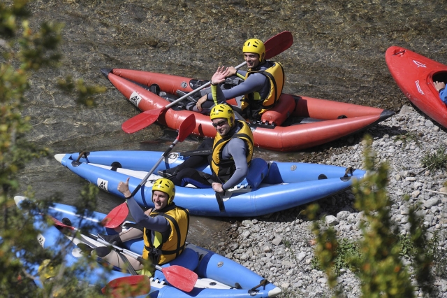  Kayak ouvert entre amis 