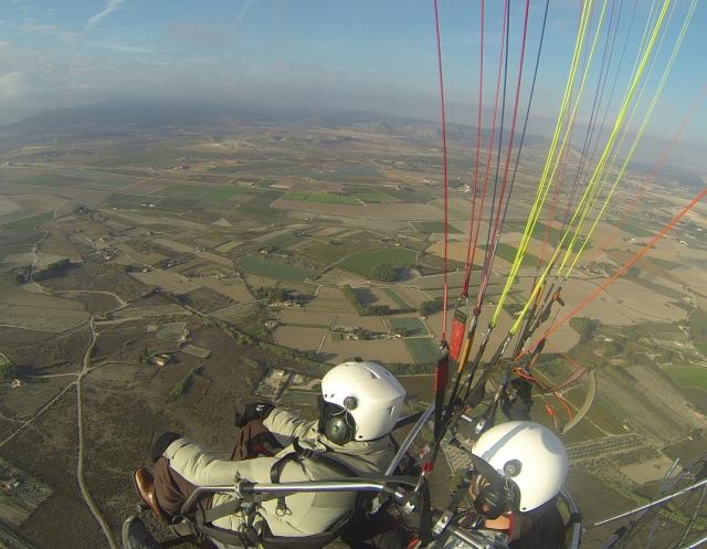 Vuelo en paramotor en Alicante