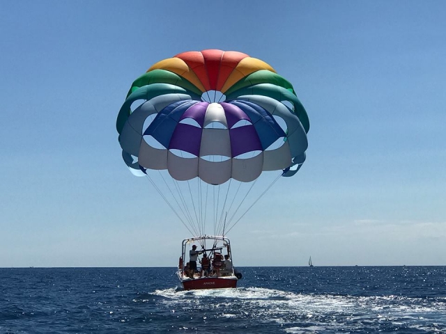  Raising the parascending 