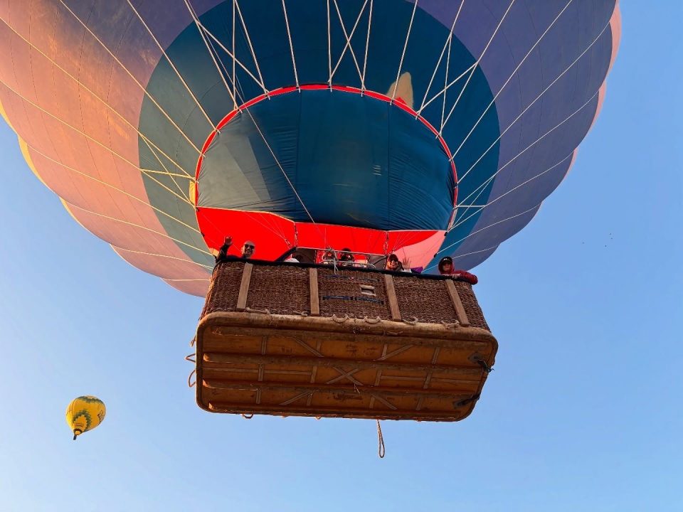 Voo de balão inesquecível 