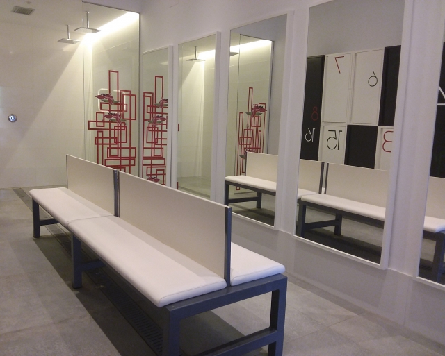 Vestiaires dans les installations 