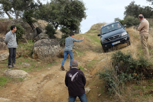 Bajada con maniobra técnica en 4x4