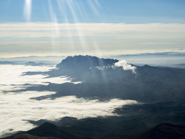 Vista panorámica desde el autogiro