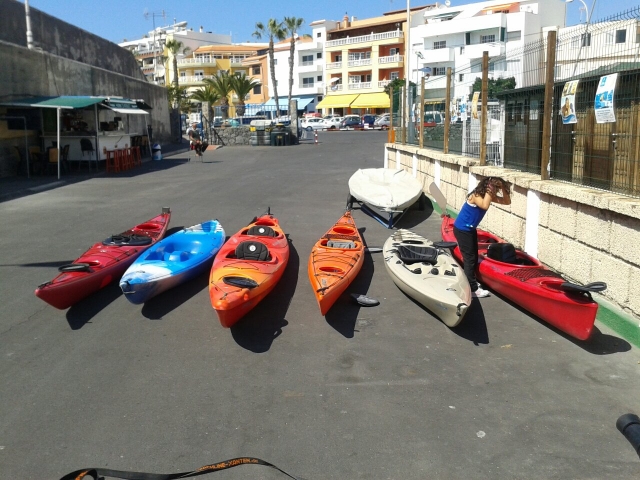  Canoes in the port 