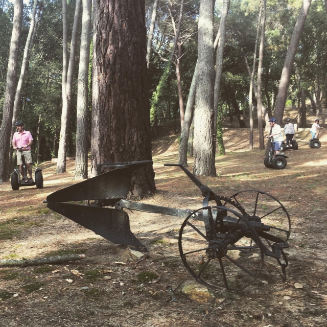Descubriendo caminos del Maresme en segway