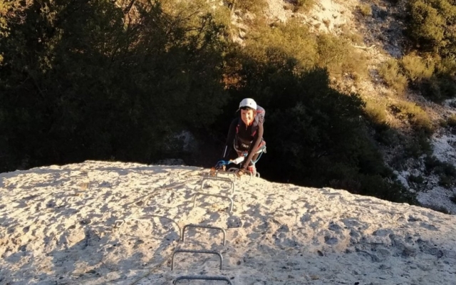  Walking the ferrata 