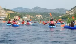 Percorso in kayak mora-miravet, 2 ore