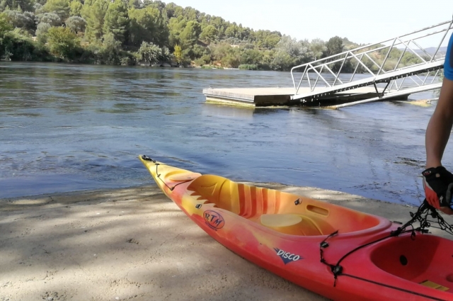 Kayaks por el Ebro