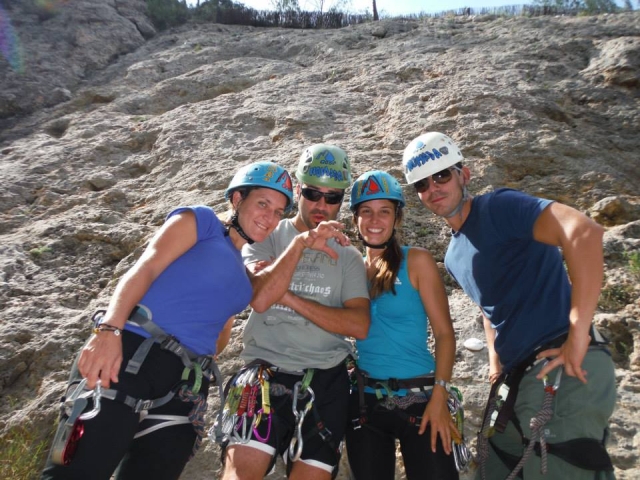 Listos para la ferrata