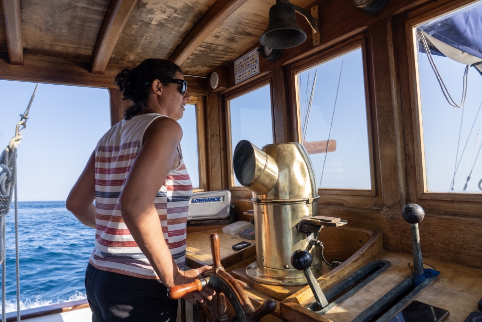  Barca a vela nei dintorni di Palamós 