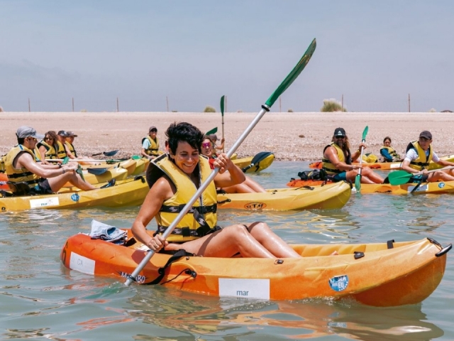 Alquiler de kayak monoplaza en Sancti Petri 1h