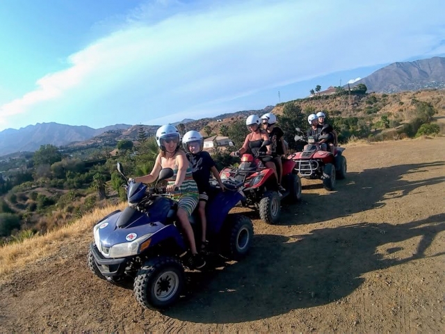 Itinéraires groupés en quad 