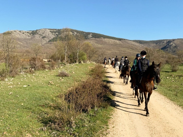  Pendant le parcours équestre 