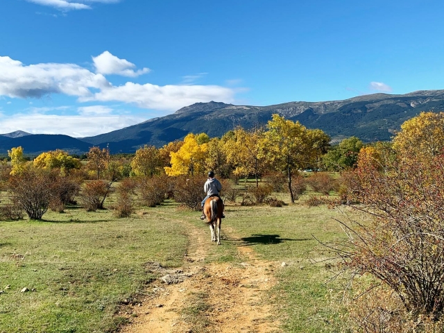 Les vues impressionnantes sur la Sierra de Guadarrama 
