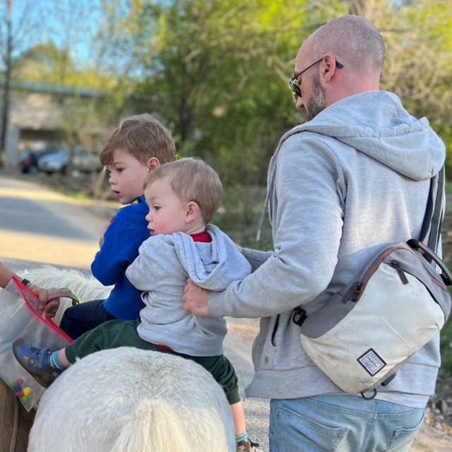Paseo en poni en Ávila