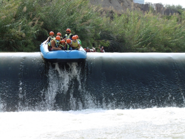  Jumping in the dam 