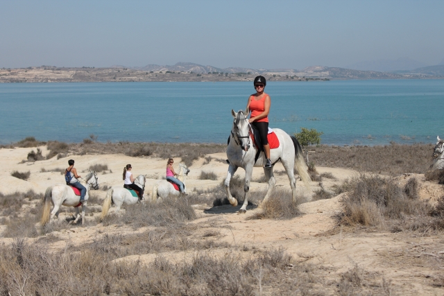 Recorriendo la ruta a caballo