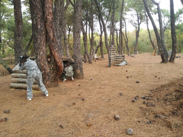 Enfrentate en una partida de paintball