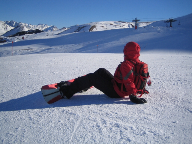 Lezione di snowboard 