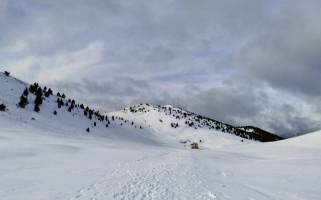 Ascenso con raquetas de nieve al Cap de la Gallina Pelada