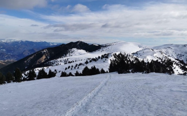 Ruta con raquetas de nieve por el Pirineo catalán