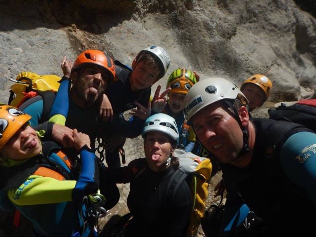 Canyoning with friends 