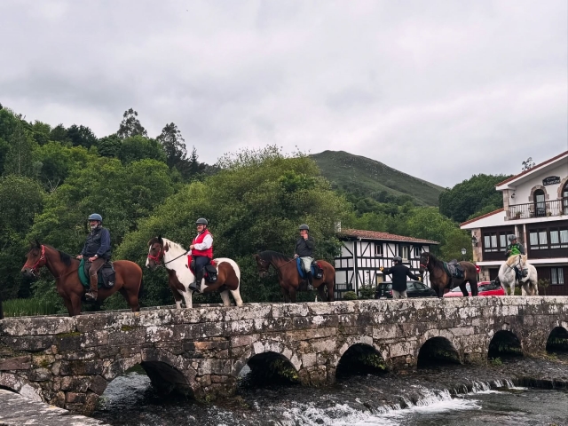  Horseback riding route in Cantabria