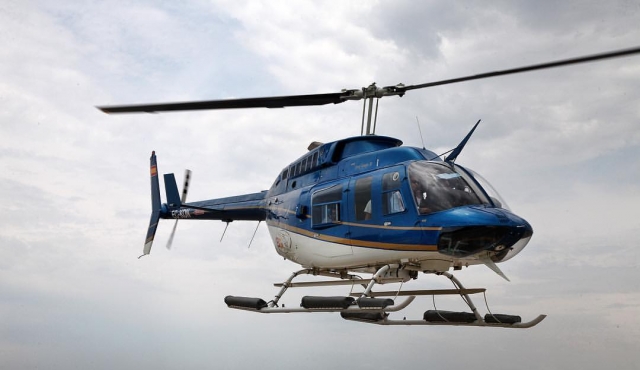 Sesion en helicoptero
