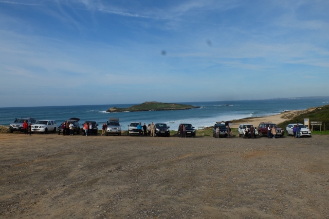  Eine 4x4-Fahrt am Strand entlang 