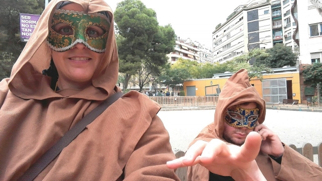  Costumed instructors 
