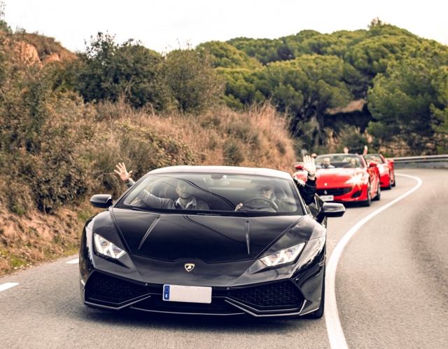  No caminho com o Lamborghini 