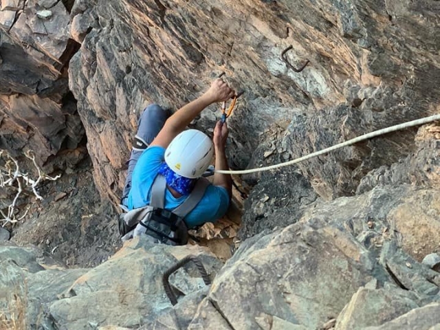  Escalader une via ferrata à Gran Canaria 