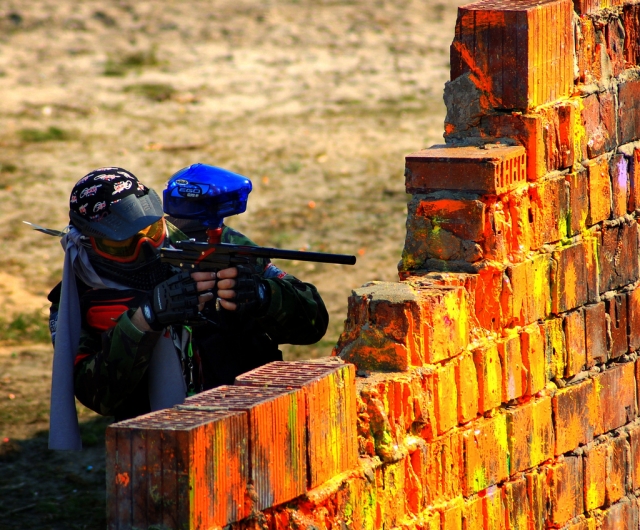 Paintball-Bühne