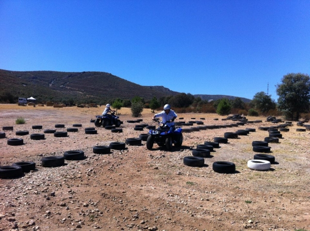 Circuit privé en quad 