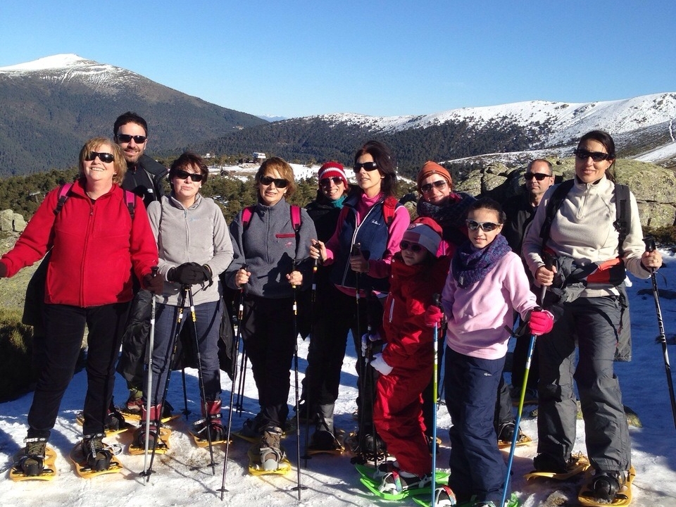 Ruta de iniciación de raquetas de nieve