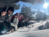 Raquetas de nieve + comida en la Sierra de Madrid
