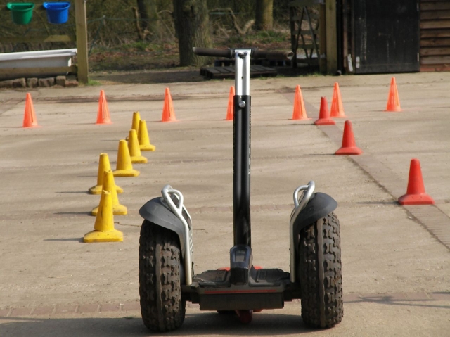 pruebas de segways