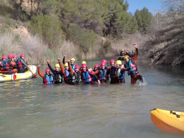  Tudo pronto para rafting no Cabriel