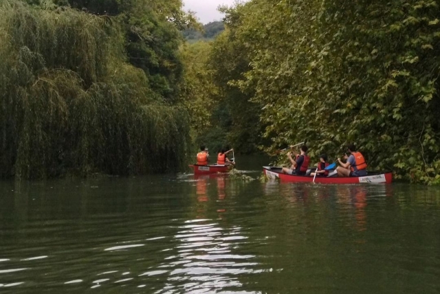 Canoas por el río