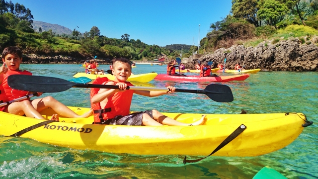  Kayak for children in Llanes 