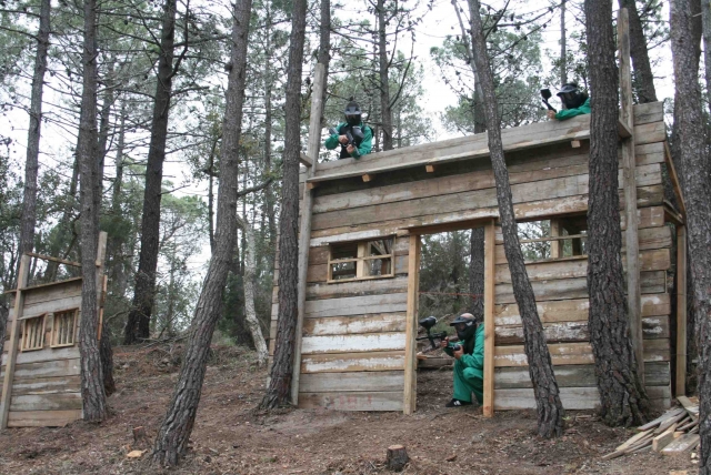 Paintball en campo de girona