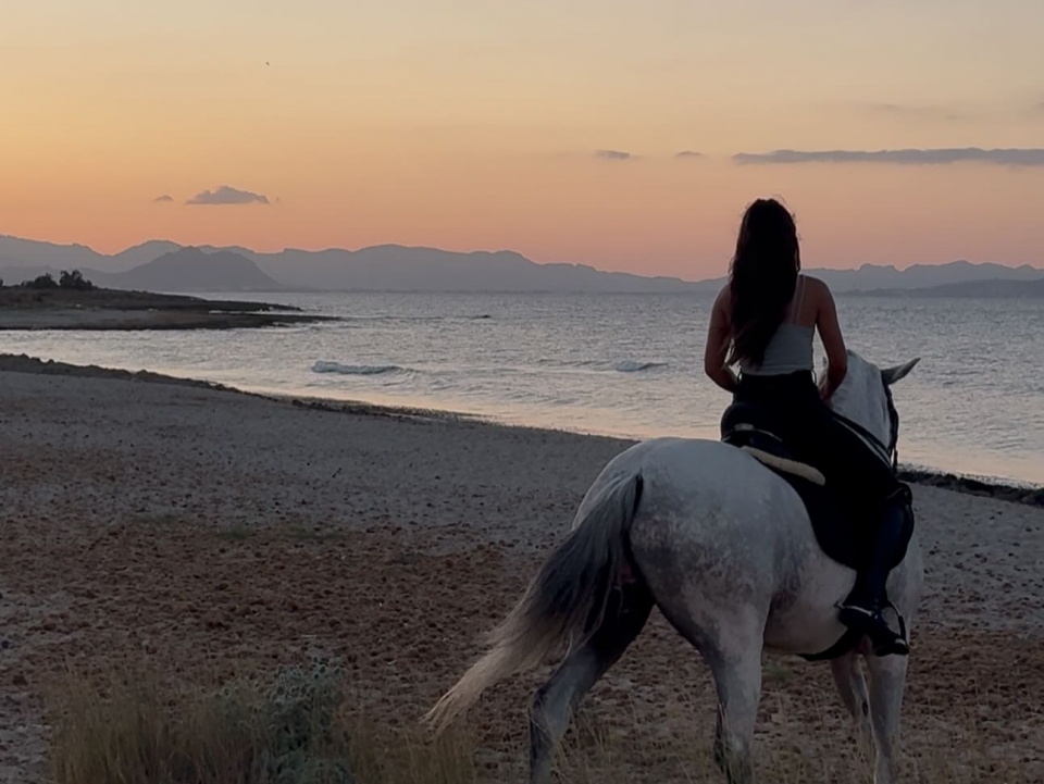 Cabalgamarra por la playa