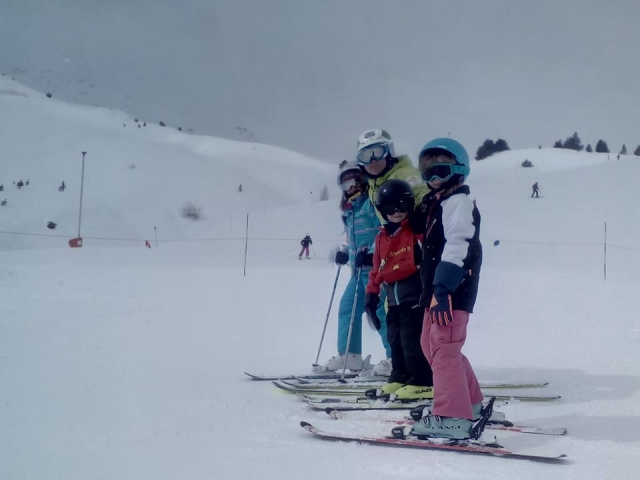  Skifahren mit den Kleinen 