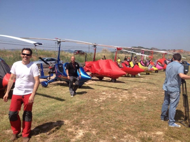  Tragschrauberflug Madrid