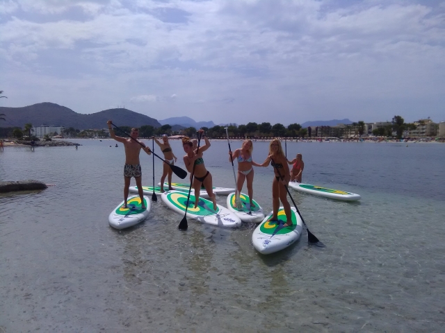 Paddle-Surf-Verleih in der Bucht von Alcudia, 3 Stunden