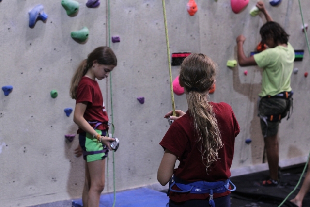 Cumpleaños infantil escalada