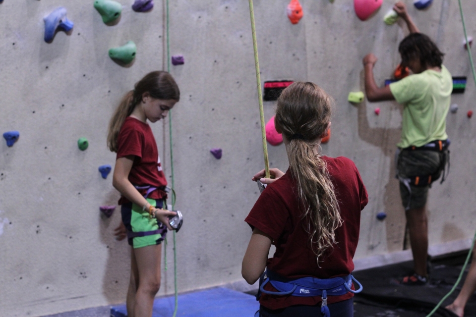 Cumpleaños infantil escalada