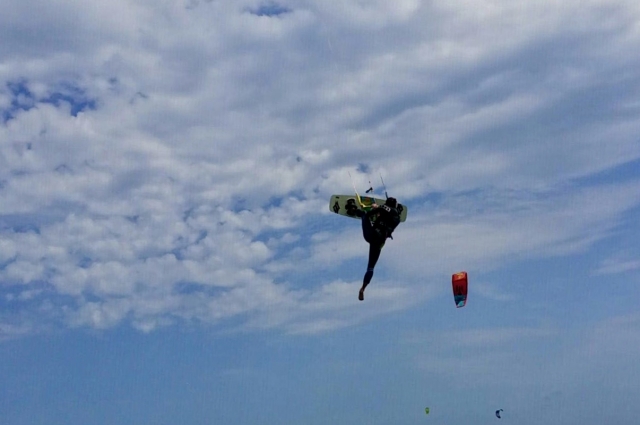  Flying with the kite 
